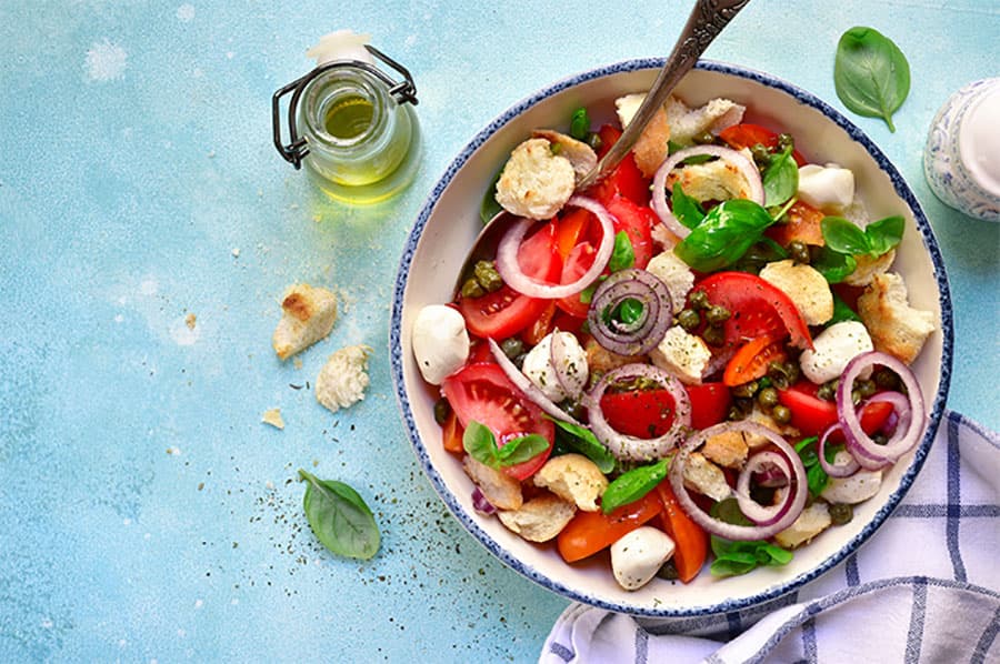 Healthy Recipe: Veggie Panzanella Salad
