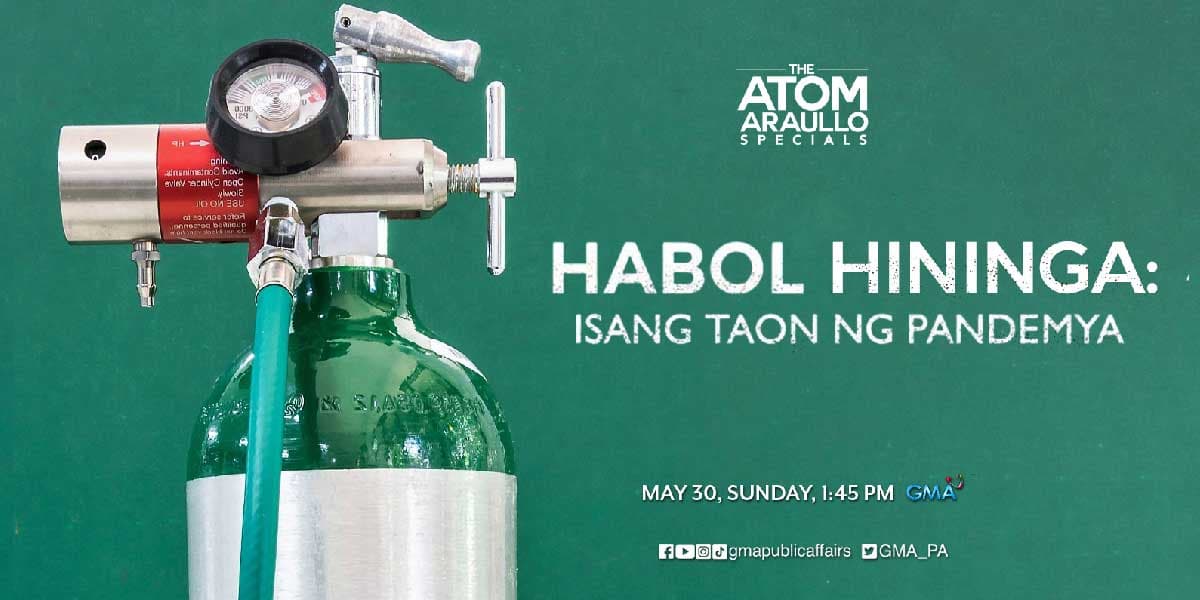 ‘The Atom Araullo Specials presents Habol Hininga: Isang Taon ng Pandemya’ this Sunday