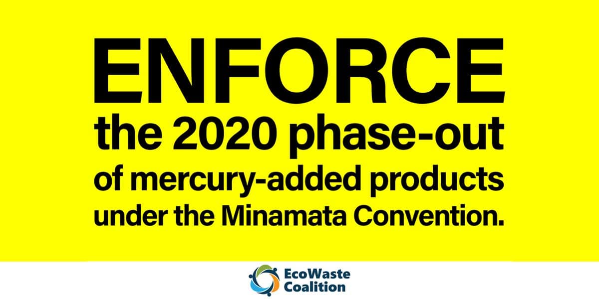 Group urges gov’t to protect consumers from products  banned under the Minamata Convention on mercury