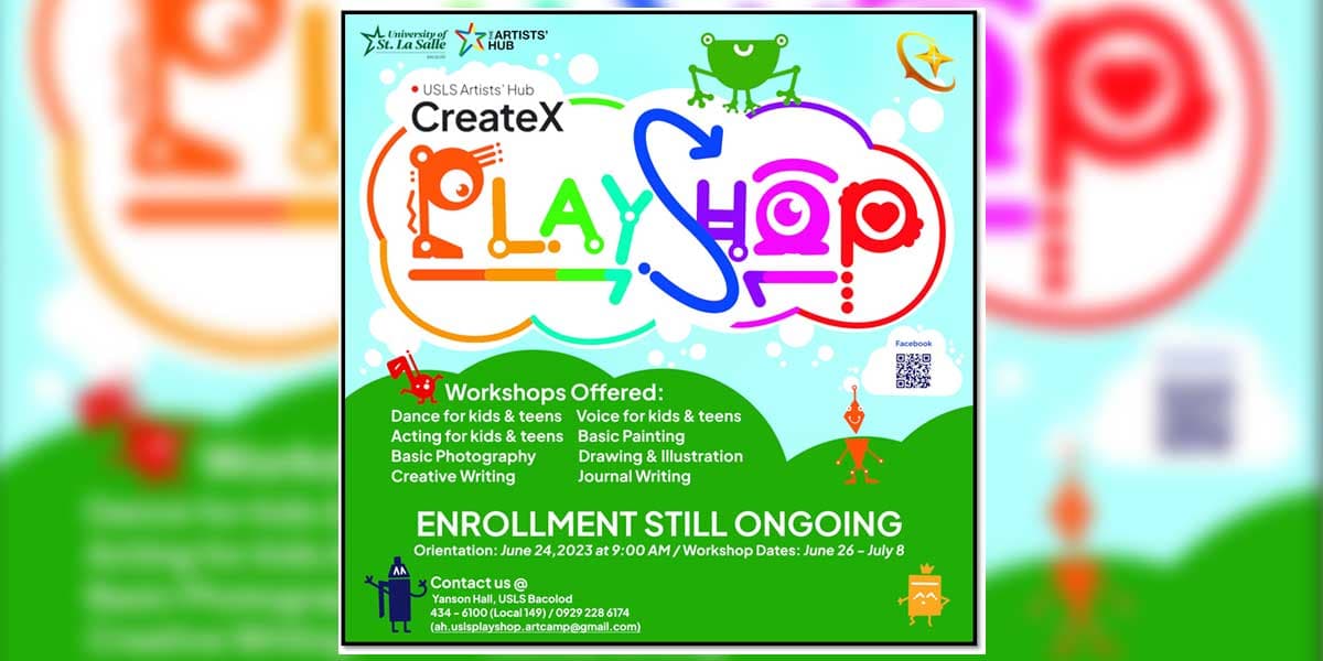 USLS Artists’ Hub to run CreateX: Playshop June 26-July 8