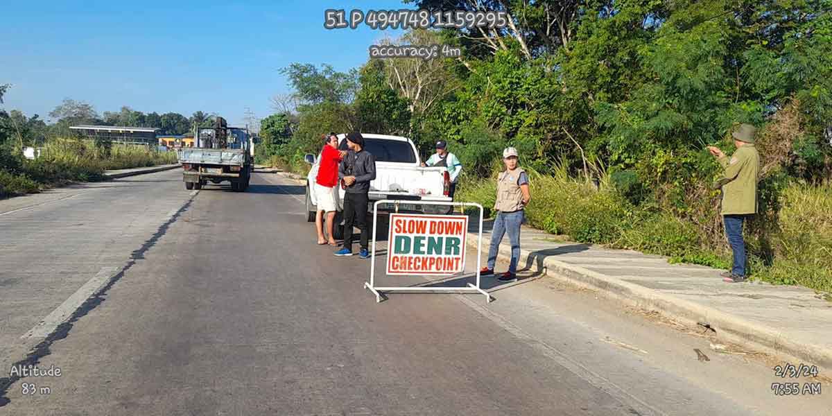 CENRO Bago implements checkpoints for law enforcement