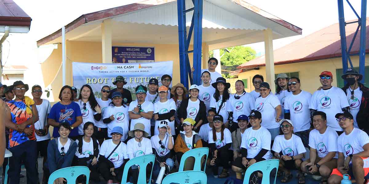 DFC volunteers plant over 1,000 mangroves in Bataan