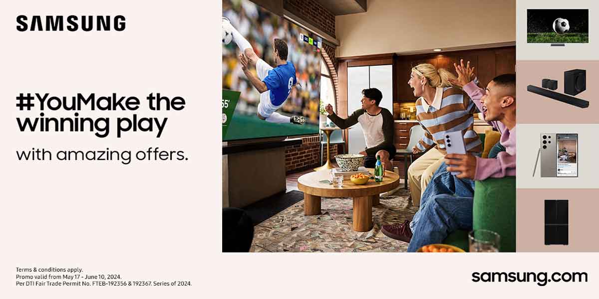 #YouMake the winning play with Samsung’s customizable experience with up to 50% off