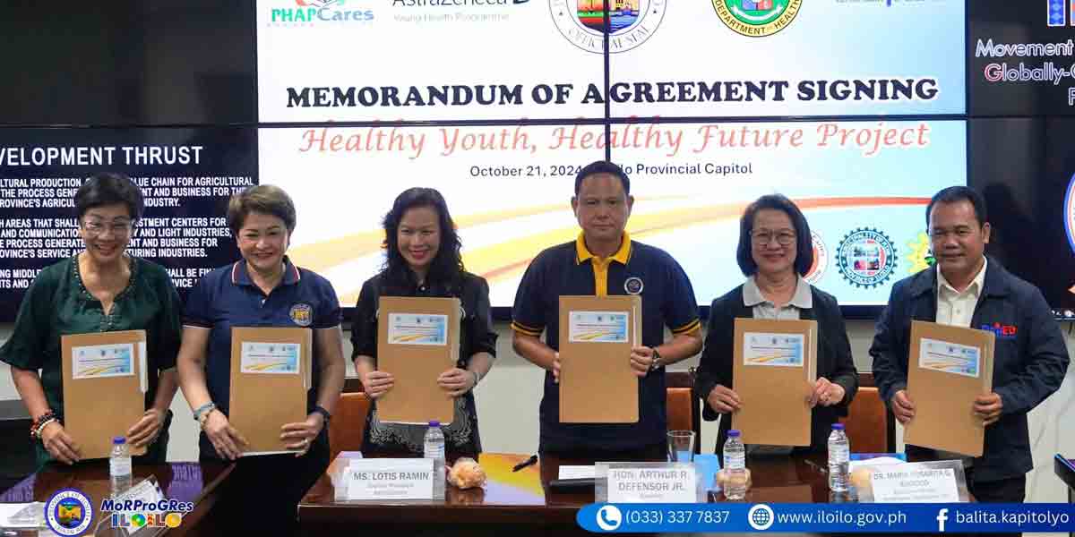 Iloilo Launches ‘Healthy Youth, Healthy Future’ for 30,000 Teens