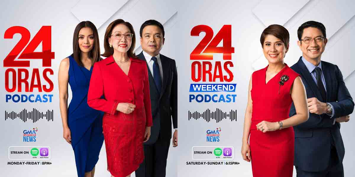 Setting a record in less than a week: ’24 Oras Podcast’ #1 in News, #2 Overall on Apple PH Podcasts