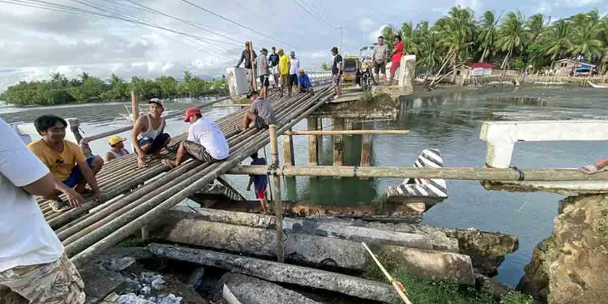 Bridge, gym collapse in Capiz towns