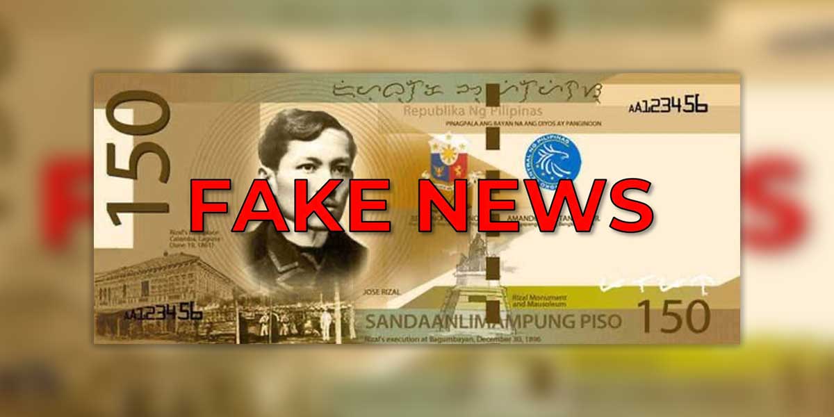 BSP: No new 150-PISO banknote design, denomination